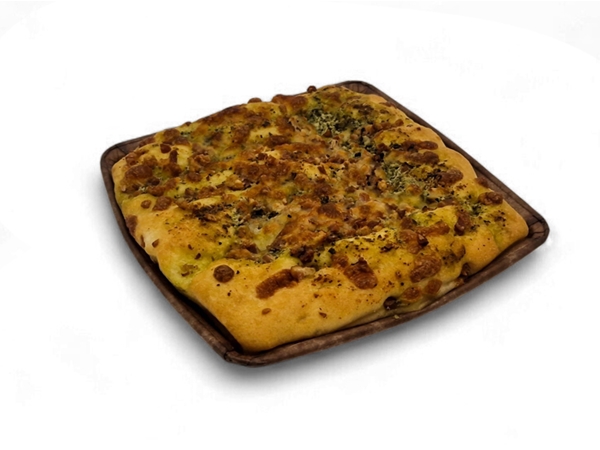 Focaccia Kaas Bacon